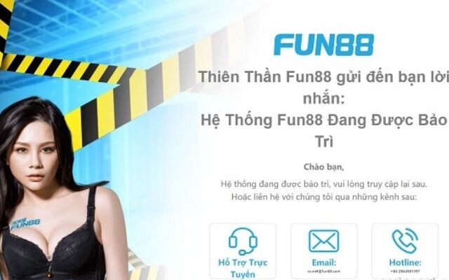 Link Vào Fun88 Bị Chặn | Nguyên Nhân & Cách Khắc Phục 4 Fun88 Dang Bao Tri